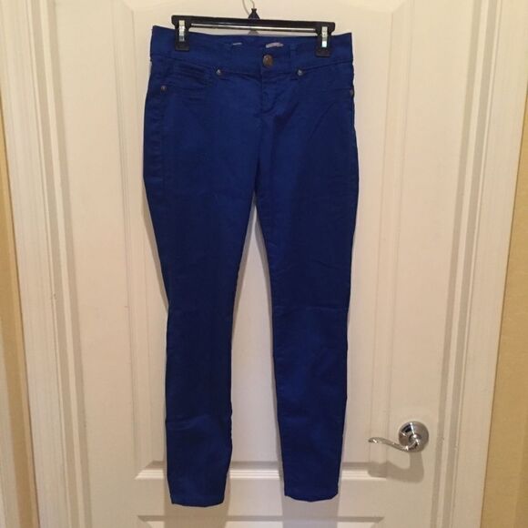 Seven7 Royal Blue Jean Leggings - Picture 2 of 7